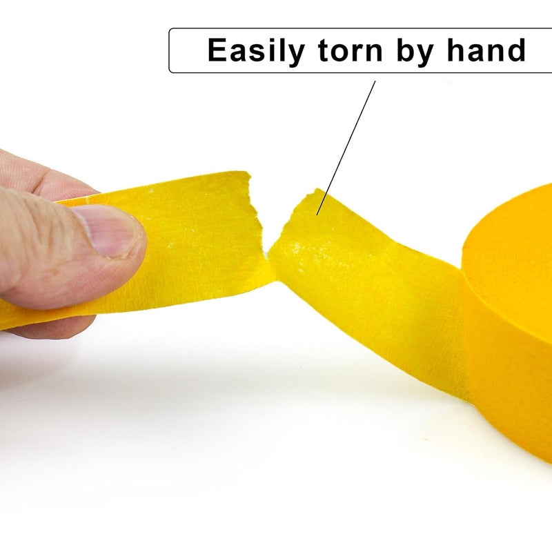 DOAY 2 Pack Yellow Painters Tape - Masking Tape 1 Inch Wide - Multi-Surface, Smart Adhesion, Indoor & Outdoor - 180FT Total - Paint Tape for DIY, Labeling, Art, Car, General Purpose (#3910) - Image 4